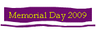 Memorial Day 2009